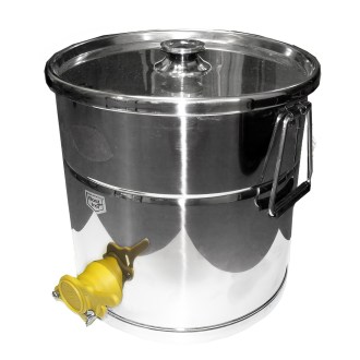 Abfüllkübel 25 kg aus Edelstahl